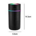 thumbnail image 2 of 1. [Mini humidificador de escritorio/coche con pulverizador grande]: este pequeño humidificador para dormitorio con diseño portátil y pequeño es fácil de llevar a cualquier lugar. El mini, 2 of 5