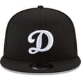 thumbnail image 2 of Gorra New Era MLB 9Fifty Los Angeles Dodgers, negro y blanco, 2 of 7