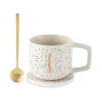 Thyme & Table Monogram I Mug, Coaster and Stir Set