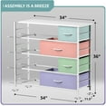 thumbnail image 4 of 8 Drawers Chest Dresser - Pastel, 4 of 7