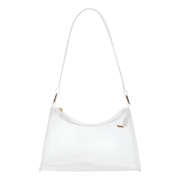 GASTROPOD Stadium Approved Bags For Women PVC Purse Clear Purse For Events (White)