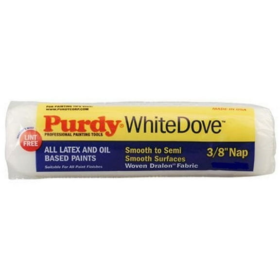 Purdy 144670092 White Dove Roller Cover, 9 inch x 3/8 inch nap