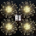 thumbnail image 2 of Cocomy Led Copper Wire Firework Lights Starburst String Lights 8 Modes Battery Operated Fairy Lights with Remote Christmas Decorative Hanging Lights, 2 of 7
