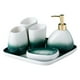 thumbnail image 2 of Juego de 5 accesorios de baño nórdicos, de jabón, taza de enjuague bucal, botella de loción, juego esencial de baño para la decoración del, 2 of 8
