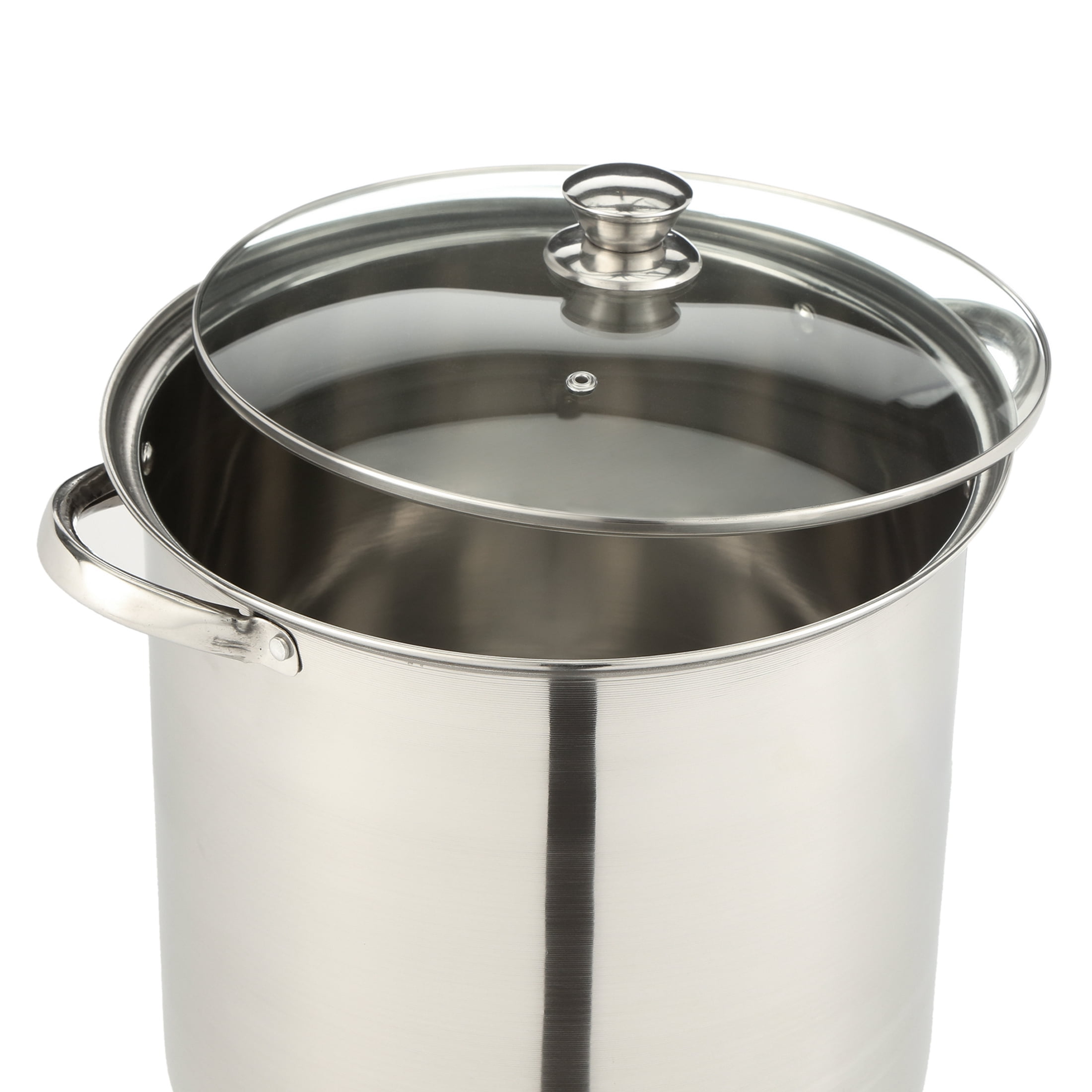 Mainstays Stainless Steel 16 Quart Stockpot with Lid