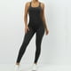 thumbnail image 4 of Mono deportivo sin espalda con cruce en la espalda para mujer Mono de yoga Ropa deportiva Cintura elástica, 4 of 8