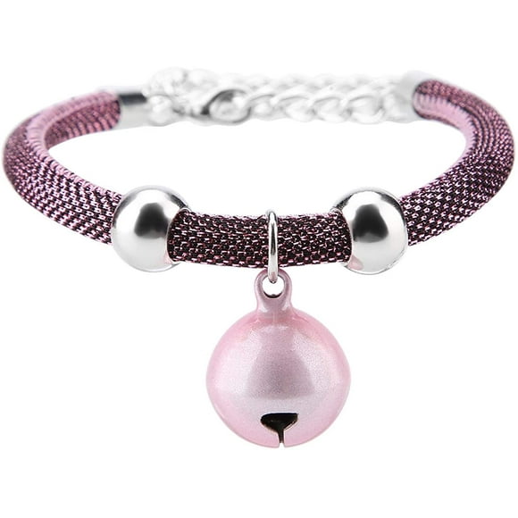 Style Pets Cat Collar, Adjustable Cat Collar with Bell, Handmade Pet Collars for Kitty, Kitten, Puppy, 1 Size fits A