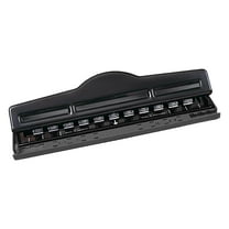 Mushroom Discbound Hole Punch Metal 11 Hole Puncher Precise Positioning Ruler for Planner and Scrapbooking