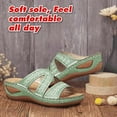 thumbnail image 3 of Woman Orthopedic Comfy Summer Slippers with Three Arch Support Design with Toes Beach, 3 of 5