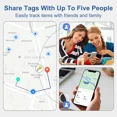thumbnail image 6 of Air Tracker Tag 2 Pack [Apple MFi Certified] with Find My(iOS Only), Key Finder with No App Needed, Waterproof, 365-Day Standby,Wallet Key Bag Luggage Tracker, 6 of 7