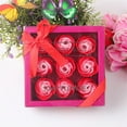 thumbnail image 2 of Fresh Designs,Valentine's Day Couple Bouquet, Romantic Gift Box, Red Roses Carnations, Wedding Home Decor, Fresh Flowers Arrangement, For Partner Anniversary, Elegant Floral Gift Set | Plastic, B, 2 of 8
