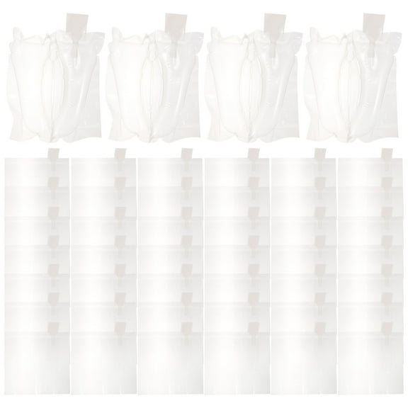 BRIGHTFUFU 100Pcs Inflatable Boot Transparent PE Material Prevent For Women