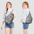 thumbnail image 2 of Classic Bohemian Sling Backpack - Timeless Paisley Print Shoulder Bag, Multi-Functional Pack for Cycling & Hiking, 2 of 4
