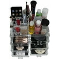 thumbnail image 2 of B11706 Clear Acrylic Cosmetics Makeup Jewelry Organizer 6 Drawers 8 Compartments Top, 2 of 3