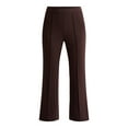 thumbnail image 5 of Time and Tru Women's Pull On Cropped Flare Pants, Sizes XS-XXXL, 5 of 5