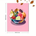 thumbnail image 3 of Vibrant Fruit Bowl Canvas Print, Perfect for Living Room, Kitchen, Dining Room, Bedroom, Office Decor, 3 of 8