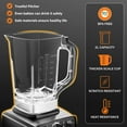 thumbnail image 4 of Kisdream Smoothie Blender 1450 W 2L 8-Speed Blender, Black, 4 of 10
