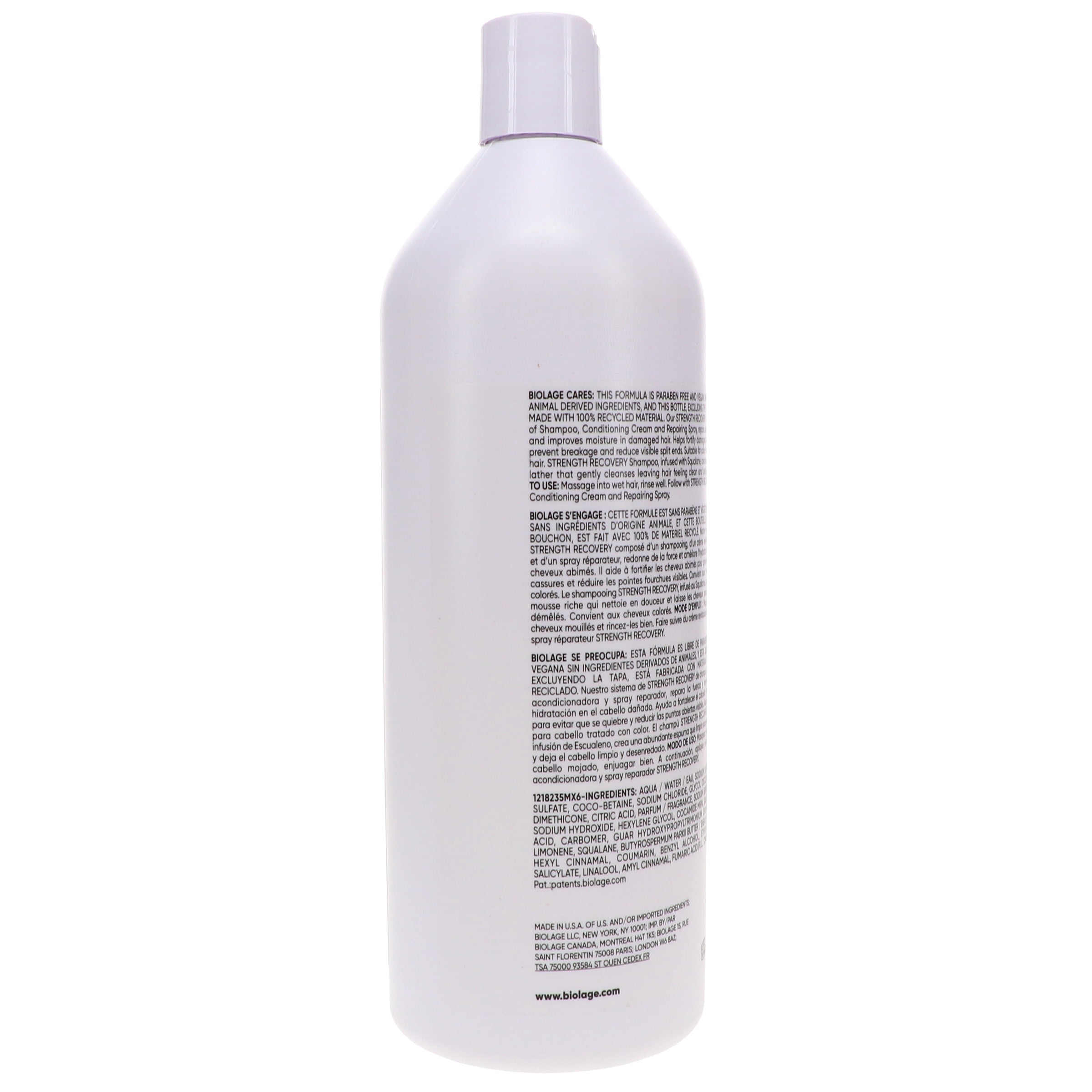 Biolage Strength Recovery Shampoo 33.8 oz