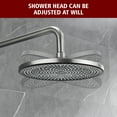 thumbnail image 6 of sumerain Rain Shower System, Brushed Nickel Shower Faucet Set with 10'' Rainfall Shower Head and 3 Settings Handhled Sprayer, 6 of 11