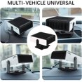 thumbnail image 5 of Car Heater And Fan 2 In 1, 12V Portable Windshield Defog Fan With Large Air Outlet, Low Noise, 180° Rotation, Plug Into Cigarette Lighter (White), 5 of 5