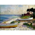 thumbnail image 3 of William James Glackens 14x11 Black Modern Framed Museum Art Print Titled - Beach Scene (Before 1930), 3 of 5