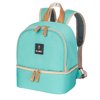Breast Pump Bag Backpack - Cooler and Moistureproof Bag Double Layer for Mother Baby Bottle Breast Milk Pump Outdoor Working Backpack