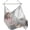 Mistymorning Gray, variant on Handwoven Cotton Rope Hammock Chair with Metal Spreader Bar, Boho Hanging Chair for Bedroom, Indoor and Outdoor Swing Chair with Tassels