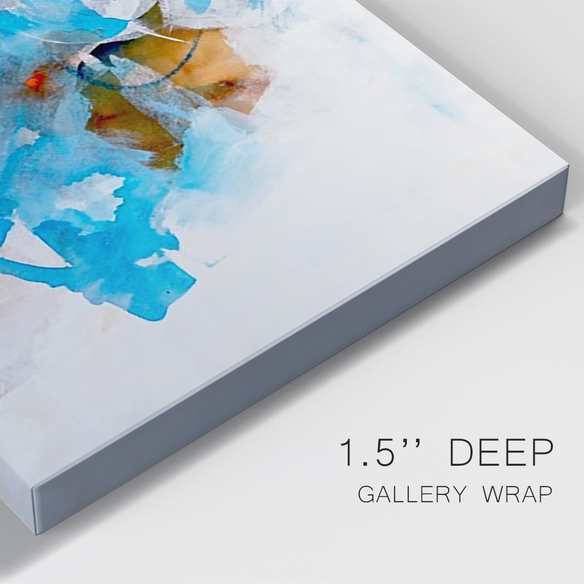 Misty Blue I Premium Gallery Wrapped Canvas - Ready to Hang