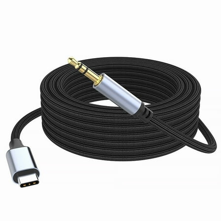 OAO USB C to 3.5mm Audio Cable 3.3FT, USB Type C to Aux Car Stereo Speaker Aux Cord Compatible with iPhone 15, 16 Pro Max Plus MacBook iPad Pro, Galaxy S24, S23 Ultra, Pixel 9