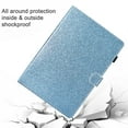thumbnail image 5 of Dteck Smart Case for Samsung Galaxy Tab A7 10.4" SM-T500/T505 (2020 Released) 10.4-inch,Bling Glitter Magnetic Leather Card Holder Wallet Kickstand Automatic wake/sleep Cover,Blue, 5 of 5