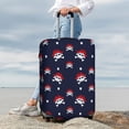 thumbnail image 7 of Susaid pirates skull Elastic Print Elastic Washable Suitcase Cover with Hidden Zipper, Fits 18-32 Inch Luggage for Protection During Travel-Large, 7 of 7