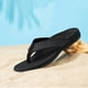 thumbnail image 1 of Hombres sandalias ortopédicas con soporte de arco Superiores zapatillas de playa cómodas zapatillas para caminar sin deslizamiento para la playa al aire libre, 1 of 9