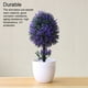 thumbnail image 3 of Billuyoard Bonsái de plantas artificiales, árbol de simulación, maceta, , escritorio, plantas falsas, maceta decorativa para manualidades, Decoración Púrpura, 3 of 6