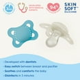 thumbnail image 3 of MAM Original Matte Pacifier, 0-6 Months, Boy, 2 Pack, 3 of 5