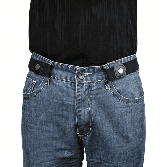 ACDANC No Buckle Invisible Elastic Stretch Belt for Men/Women Fits Waist 24-50In