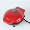 thumbnail image 5 of Mini gofrera/gofrera, 550 W, rojo, gofrera antiadherente, gofrera, tiempo de calentamiento de 2 minutos, 5 of 5