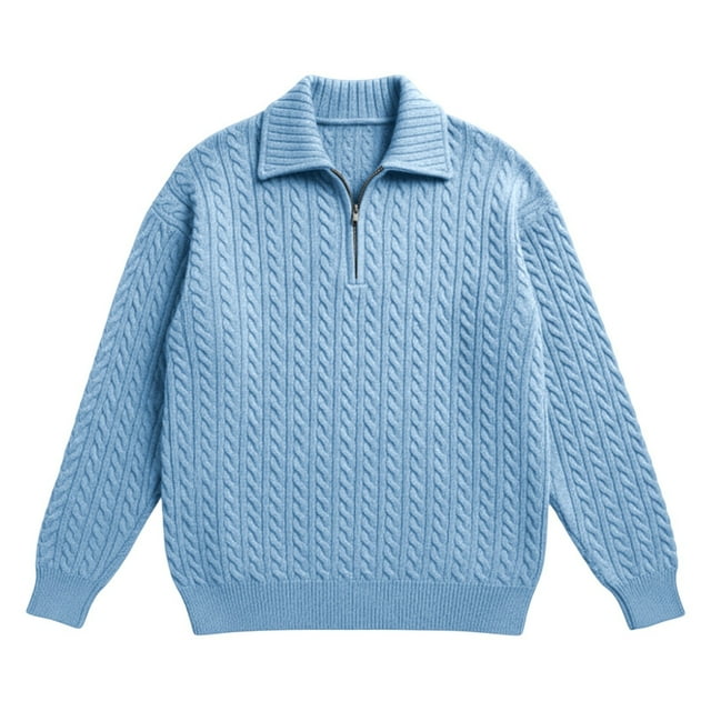 Chandail en Molleton Automne Hiver pour Hommes Coupe Ample Col Rond Décontracté pour Loisirs Quotidiens