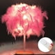 thumbnail image 5 of Lámpa de mesa de plumas elegante lámpa de lectura de iluminación de Rosado Colco Lámpara de escritorio, 5 of 7