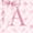 Pink A, variant on Erosebridal Girl Personalized Gifts Queen Comforter Set,Alphabet D Bedding Comforter Set For Kids,Reversible pink,3-Piece
