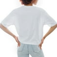 thumbnail image 2 of Women's Gameday Couture White Texas Longhorns Baseball Boxy Fit Cropped T-Shirt, 2 of 2