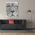 thumbnail image 3 of Epic Graffiti 'Up Close Lion' by Barbara Keith, Canvas Wall Art, 40"x54", 3 of 8