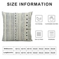 thumbnail image 5 of BANET Decorative Lumbar Throw Pillow Rectangular Pillowcase for Bed Couch Sofa White, 5 of 5