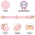 thumbnail image 4 of Jumpress Cute Dog Collar with Bow, Comfortable Girl Dog Bow Tie Collar for Small Medium Dogs (Pink, XS), 4 of 9