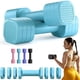 thumbnail image 1 of Mancuernas de 10LB (2x5), 2 Juegos de Mancuernas de Peso Libre, 2 LB, 3 LB, 4 Libras, 5 LB Pesos Ajustable, Adecuado para el Entrenamiento Deportivo en Gimnasios Familiares (Azul), 1 of 9