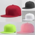 thumbnail image 3 of Casquettes Snapback Noires Décontractées pour Hommes et Femmes Unisexe Hip-Hop Casquette de Baseball Ajustable, 3 of 5