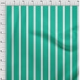 thumbnail image 4 of oneOone Cotton Silk Sea Green Fabric Stripes Sewing Fabric By The Yard Printed Diy Clothing Sewing Supplies 42 Inch Wide, 4 of 4