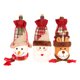 thumbnail image 5 of Fundas/bolsas para botellas de vino navideñas Fundas para botellas de vino navideñas con adornos de imitación, 5 of 8