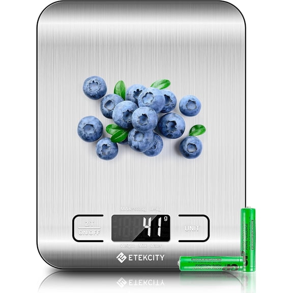 Etekcity Food Kitchen Scale, Digital Grams and Ounces, 11 Lbs