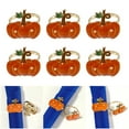 thumbnail image 2 of 6Pcs Fall Metal Napkins Rings Setting Decorations Easy-Install Pumpkin Accents for Thanksgiving Dining, 2 of 8