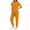 Orange, variant on Resivox Scrubs for Women Set Plus Size Medical Scrub Sets Stretchy V-Neck Scrub Pants and Tops Nurse Uniforms Scrub Sets with Pockets Purple XL
